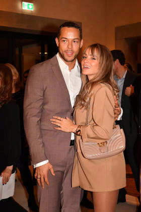 Andrej Mangold and Annika Jung at the Best Brands Awards gala on 25 February 2026 at the Hotel Bayerischer Hof in Munich Best Brands Awards ceremony 2026 in Munich