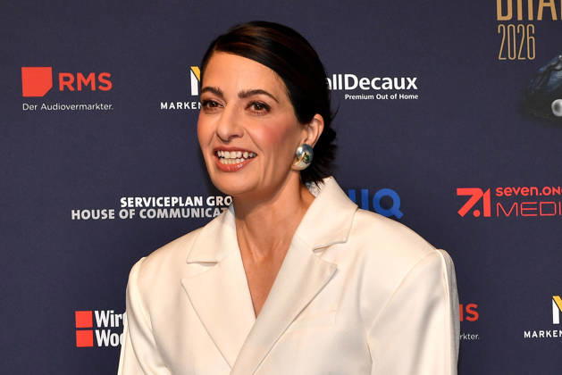 Linda Zervakis at the Best Brands Awards gala on 25 February 2026 at the Hotel Bayerischer Hof in Munich Best Brands Awards ceremony 2026 in Munich
