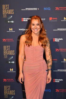 Tiger Kirchharz at the Best Brands Awards gala on 25 February 2026 at the Hotel Bayerischer Hof in Munich Best Brands Awards ceremony 2026 in Munich