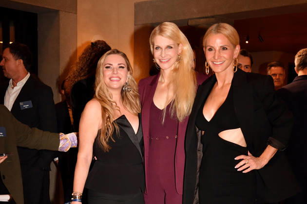 Alessandra Geissel, Natascha Gruen and Sandra Abt at the Best Brands Awards gala on 25 February 2026 at the Hotel Bayerischer Hof in Munich Best Brands Awards ceremony 2026 in Munich