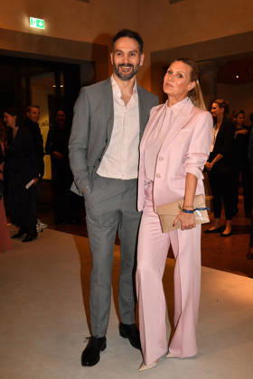Roland Klein and Magdalena Brzeska at the Best Brands Awards gala on 25 February 2026 at the Hotel Bayerischer Hof in Munich Best Brands Awards ceremony 2026 in Munich