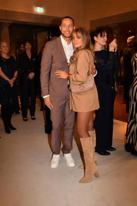 Andrej Mangold and Annika Jung at the Best Brands Awards gala on 25 February 2026 at the Hotel Bayerischer Hof in Munich Best Brands Awards ceremony 2026 in Munich
