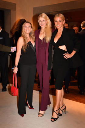 Alessandra Geissel, Natascha Gruen and Sandra Abt at the Best Brands Awards gala on 25 February 2026 at the Hotel Bayerischer Hof in Munich Best Brands Awards ceremony 2026 in Munich