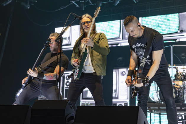 Alter Bridge perform at AO Arena Brian Marshall, Myles Kennedy and Mark Tremonti of Alter Bridge performs at AO Arena, Manchester, England, 26th February 2026. Editorial use only, Credit:Mike Gray Avalon  Copyright: xMikexGrayx xAvalonx 1078560107