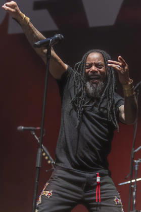 Sevendust perform at AO Arena Lajon Witherspoon of rock band Sevendust performs at AO Arena, Manchester, England, 26th February 2026, Credit:Mike Gray Avalon  Copyright: xMikexGrayx xAvalonx 1078561159