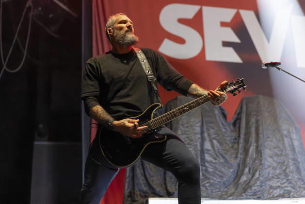 Sevendust perform at AO Arena Clint Lowery of rock band Sevendust performs at AO Arena, Manchester, England, 26th February 2026, Credit:Mike Gray Avalon  Copyright: xMikexGrayx xAvalonx 1078561348