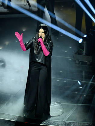 Sanremo, 76th Italian Song Festival. Fourth Night. Pictured: Laura Pausini Copyright: xMaurizioxD Avanzox xipa-agency.netx xPoolxSanremox02x IPA_Agency_IPA72117362