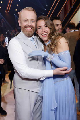 Musician Ross Antony and professional dancer Mariia Maksina at the introductory show of the 19th season of the RTL dance show Lets Dance at the Coloneum Cologne, 27 02 2026 NRW Germany Copyright: xChristophxHardtx