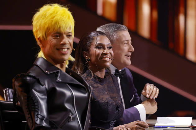 The judges Jorge Gonzalez, Motsi Mabuse and Joachim Llambi at the introductory show of the 19th season of the RTL dance show Lets Dance at the Coloneum Cologne, 27 02 2026 NRW Germany Copyright: xChristophxHardtx