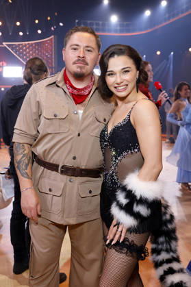 Drummer Gustav Schäfer Tokio Hotel and dancer Anastasia Maruster at the introductory show of the 19th season of the RTL dance show Lets Dance at the Coloneum Cologne, 27 02 2026 NRW Germany Copyright: xChristophxHardtx
