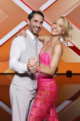 Actor Jan Kittmann GZSZ and professional dancer Kathrin Menzinger at the introductory show of the 19th season of the RTL dance show Lets Dance at the Coloneum Cologne, 27 02 2026 NRW Germany Copyright: xChristophxHardtx