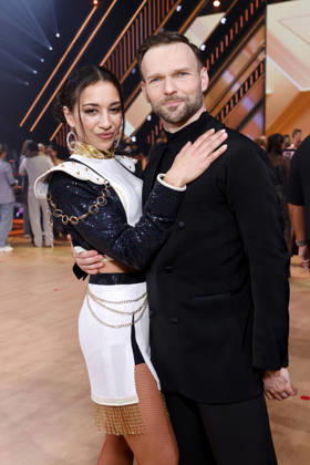 Singer Nadja Benaissa No Angels and dancer Vadim Garbuzov at the introductory show of the 19th season of the RTL dance show Lets Dance at the Coloneum Cologne, 27 02 2026 NRW Germany Copyright: xChristophxHardtx
