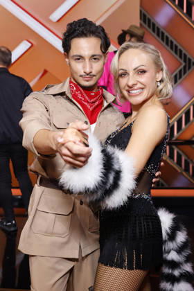 Singer Milano Milane Baybah and professional dancer Marta Arndt at the introductory show of the 19th season of the RTL dance show Lets Dance at the Coloneum Cologne, 27 02 2026 NRW Germany Copyright: xChristophxHardtx