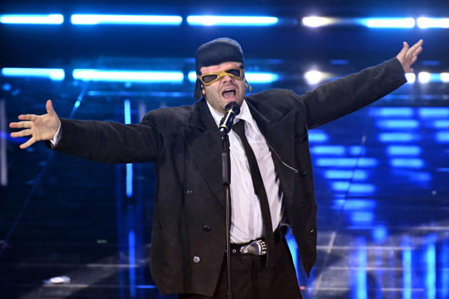 February 27, 2026, Sanremo, Rome, Italy: 76th Italian Song Festival, fourth night. Pictured: Tony Pitony . Sanremo. Italy 27 Feb 2026 Sanremo Italy - ZUMAa289 20260227_zia_a289_389 Copyright: xMariaxLauraxAntonellix