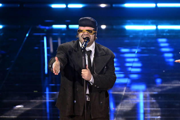 February 27, 2026, Sanremo, Rome, Italy: 76th Italian Song Festival, fourth night. Pictured: Tony Pitony . Sanremo. Italy 27 Feb 2026 Sanremo Italy - ZUMAa289 20260227_zia_a289_390 Copyright: xMariaxLauraxAntonellix