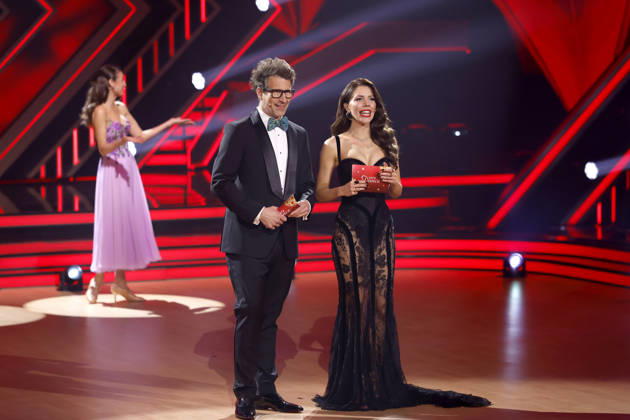 Presenter Daniel Hartwich and presenter Victoria Swarovski at the introductory show of the 19th season of the RTL dance show Lets Dance at the Coloneum Cologne, 27 02 2026 NRW Germany Copyright: xChristophxHardtx
