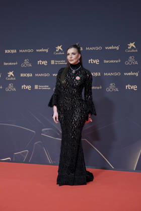 Red carpet of the Goya Awards 2026 Communicator and lawyer Inés Hernand poses on the red carpet of the 40th edition of the Goya Awards, at the Auditori del Centre de Convencions Internacionals, on February 28, 2026, in Barcelona, Cataluna Spain The awards are given annually by the Academy of Motion Picture Arts and Sciences of Spain AACCE with the aim of rewarding the best professionals in each of the various technical and creative specialties of Spanish cinema 28 FEBRUARY 2026 RED CARPET BARCELONA GOYA AWARDS CINEMA AWARDS Barcelona Catalunya Barcelona Catalunya Catalunya Spain  Copyright: xAlbertoxParedesx 7327743