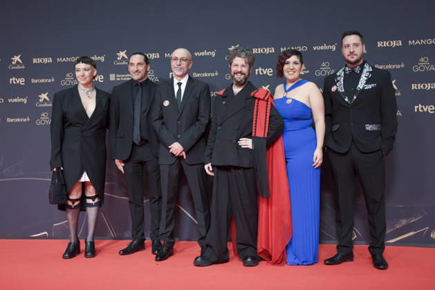 Red carpet of the Goya Awards 2026 The crew of the film Carmela poses on the red carpet of the 40th edition of the Goya Awards, at the Auditori del Centre de Convencions Internacionals, on February 28, 2026, in Barcelona, Cataluna Spain The awards are given annually by the Academy of Motion Picture Arts and Sciences of Spain AACCE with the aim of rewarding the best professionals in each of the various technical and creative specialties of Spanish cinema 28 FEBRUARY 2026 RED CARPET BARCELONA GOYA AWARDS CINEMA AWARDS Barcelona Catalunya Barcelona Catalunya Catalunya Spain  Copyright: xAlbertoxParedesx 7327745
