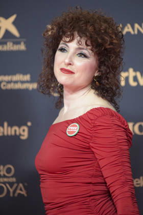 Red carpet of the Goya Awards 2026 Makeup artist Sarai Rodriguez poses on the red carpet of the 40th edition of the Goya Awards, at the Auditori del Centre de Convencions Internacionals, on February 28, 2026, in Barcelona, Cataluna Spain The awards are given annually by the Academy of Motion Picture Arts and Sciences of Spain AACCE with the aim of rewarding the best professionals in each of the various technical and creative specialties of Spanish cinema 28 FEBRUARY 2026 RED CARPET BARCELONA GOYA AWARDS CINEMA AWARDS Barcelona Catalunya Barcelona Catalunya Catalunya Spain  Copyright: xAlbertoxParedesx 7327809