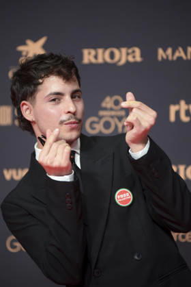 Red carpet of the Goya Awards 2026 Actor Omar Banana poses on the red carpet of the 40th edition of the Goya Awards, at the Auditori del Centre de Convencions Internacionals, on February 28, 2026, in Barcelona, Cataluna Spain The awards are given annually by the Academy of Motion Picture Arts and Sciences of Spain AACCE with the aim of rewarding the best professionals in each of the various technical and creative specialties of Spanish cinema 28 FEBRUARY 2026 RED CARPET BARCELONA GOYA AWARDS CINEMA AWARDS Barcelona Catalunya Barcelona Catalunya Catalunya Spain  Copyright: xAlbertoxParedesx 7327819