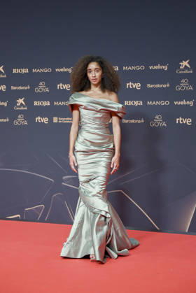 Red carpet of the Goya Awards 2026 Actress and singer Eva Ruiz poses on the red carpet of the 40th edition of the Goya Awards, at the Auditori del Centre de Convencions Internacionals, on February 28, 2026, in Barcelona, Cataluna Spain The awards are given annually by the Academy of Motion Picture Arts and Sciences of Spain AACCE with the aim of rewarding the best professionals in each of the various technical and creative specialties of Spanish cinema 28 FEBRUARY 2026 RED CARPET BARCELONA GOYA AWARDS CINEMA AWARDS Barcelona Catalunya Barcelona Catalunya Catalunya Spain  Copyright: xAlbertoxParedesx 7327826