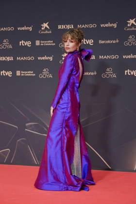 Red carpet of the Goya Awards 2026 Actress Dolores Fonzi poses on the red carpet of the 40th edition of the Goya Awards, at the Auditori del Centre de Convencions Internacionals, on February 28, 2026, in Barcelona, Cataluna Spain The awards are given annually by the Academy of Motion Picture Arts and Sciences of Spain AACCE with the aim of rewarding the best professionals in each of the various technical and creative specialties of Spanish cinema 28 FEBRUARY 2026 Barcelona, Cataluna Barcelona, Cataluna Espana  Copyright: xAlbertoxParedesx 7327846