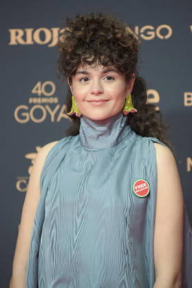 Red carpet of the Goya Awards 2026 Filmmaker and producer María Herrera poses on the red carpet of the 40th edition of the Goya Awards, at the Auditori del Centre de Convencions Internacionals, on February 28, 2026, in Barcelona, Cataluna Spain The awards are given annually by the Academy of Motion Picture Arts and Sciences of Spain AACCE with the aim of rewarding the best professionals in each of the various technical and creative specialties of Spanish cinema 28 FEBRUARY 2026 RED CARPET BARCELONA GOYA AWARDS CINEMA AWARDS Barcelona Catalunya Barcelona Catalunya Catalunya Spain  Copyright: xAlbertoxParedesx 7327857