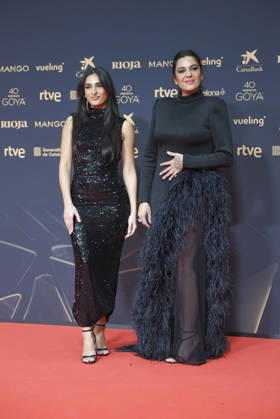 Red carpet of the Goya Awards 2026 Singer Alba Molina d and her daughter Lucía Cepeda i pose on the red carpet of the 40th edition of the Goya Awards, at the Auditori del Centre de Convencions Internacionals, on February 28, 2026, in Barcelona, Cataluna Spain The awards are given annually by the Academy of Motion Picture Arts and Sciences of Spain AACCE with the aim of rewarding the best professionals in each of the various technical and creative specialties of Spanish cinema 28 FEBRUARY 2026 Barcelona, Cataluna Barcelona, Cataluna Espana  Copyright: xAlbertoxParedesx 7327896