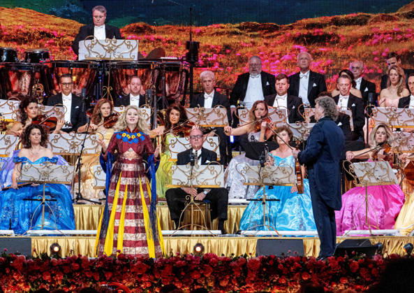 28 02 2026, xlakx, Entertainment, Andre Rieu Tour 2026 v l Andre Rieu on his tour of the Uber Arena Berlin Berlin Daniel Lakomski