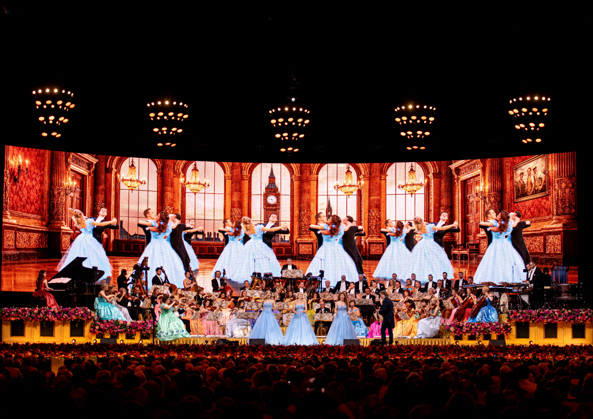 28 02 2026, xlakx, Entertainment, Andre Rieu Tour 2026 v l Andre Rieu on his tour of the Uber Arena Berlin Berlin Daniel Lakomski