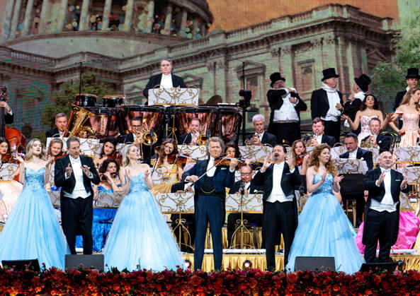 28 02 2026, xlakx, Entertainment, Andre Rieu Tour 2026 v l Andre Rieu on his tour of the Uber Arena Berlin Berlin Daniel Lakomski