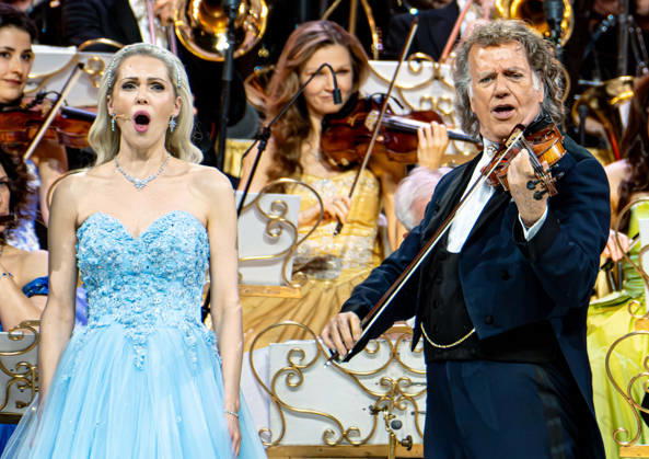 28 02 2026, xlakx, Entertainment, Andre Rieu Tour 2026 v l Andre Rieu on his tour of the Uber Arena Berlin Berlin Daniel Lakomski