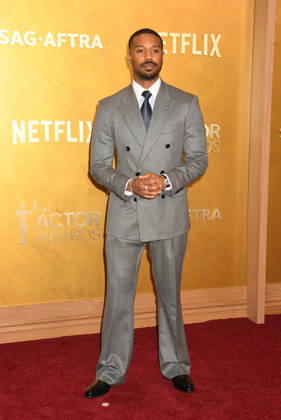 LOS ANGELES, CA - MARCH 1: Michael B. Jordan at the 32nd Annual Actor Awards Presented by SAG-AFTRA held at the Shrine Auditorium and Expo Hall on March 1, 2026 in Los Angeles, California Copyright: xJeffreyxMayerx