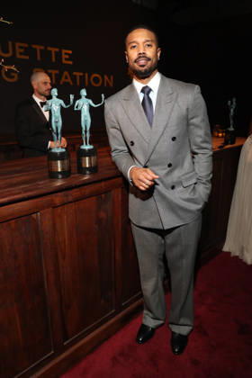 LOS ANGELES, CA - MARCH 1: Michael B. Jordan at the 2026 Screen Actors Guild Awards After Party at the Shrine Auditorium in Los Angeles, California on March 1, 2026. Copyright: xWalikxGoshornx