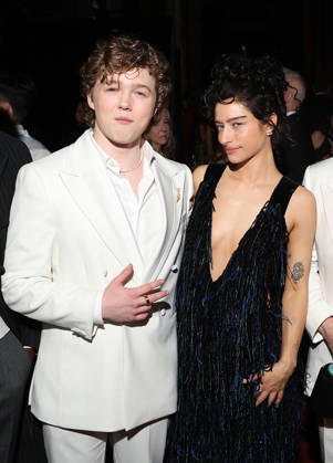 LOS ANGELES, CA - MARCH 1: Christian Convery and Odessa A zion at the 2026 Screen Actors Guild Awards After Party at the Shrine Auditorium in Los Angeles, California on March 1, 2026. Copyright: xWalikxGoshornx