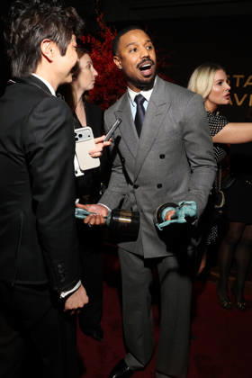 LOS ANGELES, CA - MARCH 1: Michael B. Jordan at the 2026 Screen Actors Guild Awards After Party at the Shrine Auditorium in Los Angeles, California on March 1, 2026. Copyright: xWalikxGoshornx
