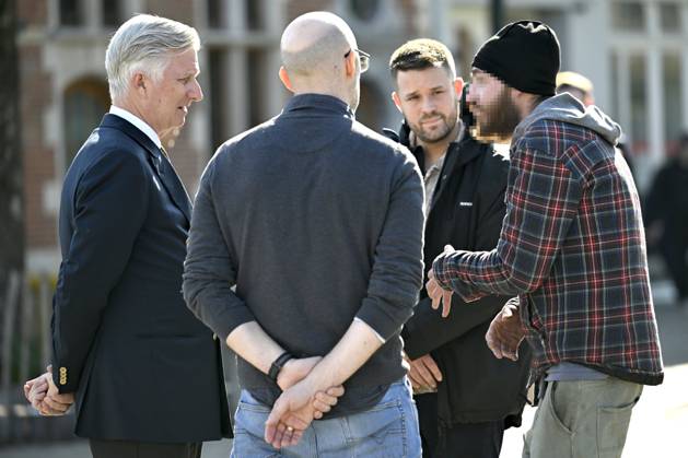 King Philippe visited the non-profit organization DIOGENES BRUSSELS, BELGIUM - MARCH 03 : King Philippe visited the non-profit organization DIOGENES, a service that helps the homeless and aims to reconnect people living on the streets with the rest of society. The King met with homeless individuals and learned about the organization s operations. He then chaired a roundtable discussion with DIOGENES staff, representatives from various partner organizations, and experts in the fields of homelessness and poverty on March 3, 2026 in Brussels, Belgium, 03 03 2026 Brussels Belgium  Copyright: xDidierxLebrunx