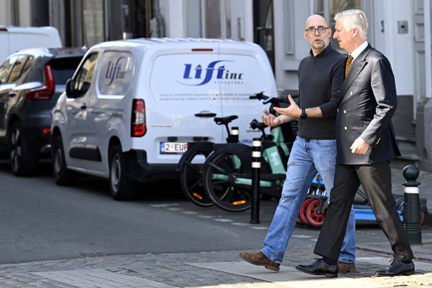 King Philippe visited the non-profit organization DIOGENES BRUSSELS, BELGIUM - MARCH 03 : King Philippe visited the non-profit organization DIOGENES, a service that helps the homeless and aims to reconnect people living on the streets with the rest of society. The King met with homeless individuals and learned about the organization s operations. He then chaired a roundtable discussion with DIOGENES staff, representatives from various partner organizations, and experts in the fields of homelessness and poverty on March 3, 2026 in Brussels, Belgium, 03 03 2026 Brussels Belgium  Copyright: xDidierxLebrunx