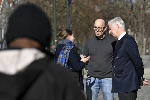 King Philippe visited the non-profit organization DIOGENES BRUSSELS, BELGIUM - MARCH 03 : King Philippe visited the non-profit organization DIOGENES, a service that helps the homeless and aims to reconnect people living on the streets with the rest of society. The King met with homeless individuals and learned about the organization s operations. He then chaired a roundtable discussion with DIOGENES staff, representatives from various partner organizations, and experts in the fields of homelessness and poverty on March 3, 2026 in Brussels, Belgium, 03 03 2026 Brussels Belgium  Copyright: xDidierxLebrunx