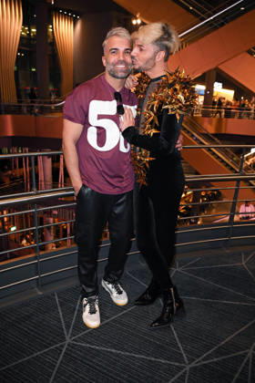 Rafi Rachek with boyfriend Sam Dylan at the premiere of THE 50 season 3 by Prime Video at the Cinedom in Cologne on 05 03 2026