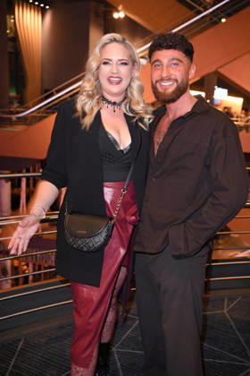 Sarah Knappik, Umut Tekin at the premiere of THE 50 season 3 by Prime Video at the Cinedom in Cologne on 05 03 2026