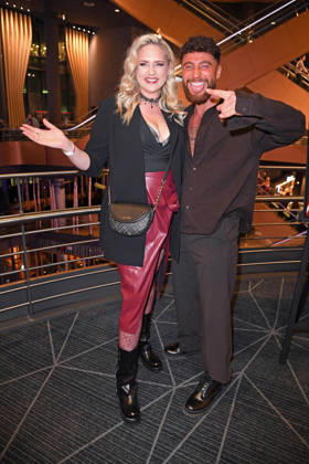 Sarah Knappik, Umut Tekin at the premiere of THE 50 season 3 by Prime Video at the Cinedom in Cologne on 05 03 2026