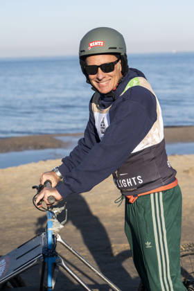 abb Marco Girnth as a guest on the beach at the 10th anniversary of Baltic Lights 2026 celebrity charity sled dog race in aid of Welthungerhilfe on the Baltic Sea between the Ahlbeck and Heringsdorf sea bridges, Friday 06 03 2026 in Heringsdorf MV Germany