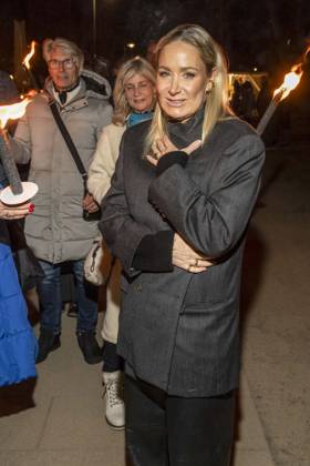 abb Janine Kunze as a guest on the beach Falckellauf at 10 years Baltic Lights 2026 celebrity charity sled dog race in favor of Welthungerhilfe at the Baltic Sea between the sea bridge Ahlbeck and the sea bridge Heringsdorf , Friday 06 03 2026 in Heringsdorf MV Germany