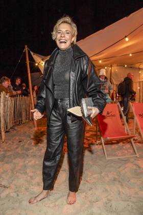 abb Seraphina Kalze as a guest on the beach at the 10th anniversary of Baltic Lights 2026 celebrity charity sled dog race in aid of Welthungerhilfe on the Baltic Sea between the Ahlbeck and Heringsdorf sea bridges, Friday 06 03 2026 in Heringsdorf MV Germany