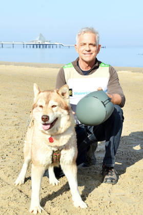 Florian Fitz at the BALTIC LIGHTS 2026 Charity Schilttenhunderrennen in Heringsdorf on Usedom on 07 03 2026