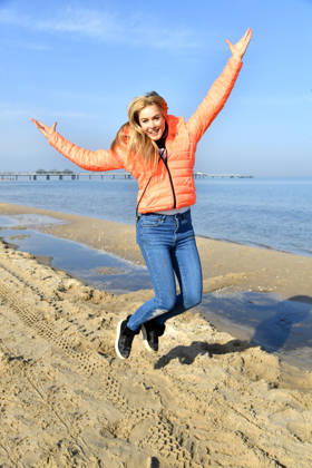 Nina Ensmann at the BALTIC LIGHTS 2026 Charity Schilttenhunderrennen in Heringsdorf on Usedom on 07 03 2026