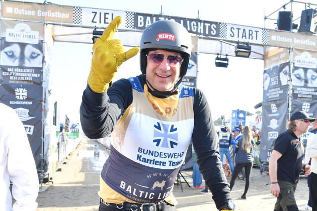 Sascha Vollmer at the BALTIC LIGHTS 2026 Charity Schilttenhunderrennen in Heringsdorf on Usedom on 07 03 2026