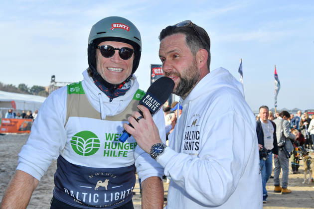 Bernhard Bettermann and Matthias Killing at the BALTIC LIGHTS 2026 Charity Schilttenhunderrennen in Heringsdorf on Usedom on 07 03 2026