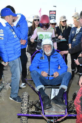 Dieter Hallervorden at the BALTIC LIGHTS 2026 Charity Schilttenhunderrennen in Heringsdorf on Usedom on 07 03 2026